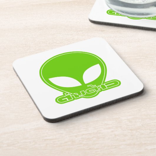 Alien [buitenlander] Tang Dao☐ Thai Language Scrip Bier Onderzetter (Linkerzijde)