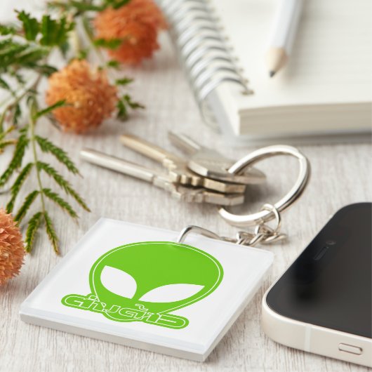Alien [buitenlander] Tang Dao☐ Thai Language Scrip Sleutelhanger (Voorkant Rechts)