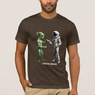 Alien Bump Fist - Creëer Your Own Funny Sci-Fi T-shirt
