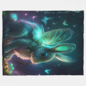 Alien Bunny Fleece Deken (Voorkant (Horizontaal))