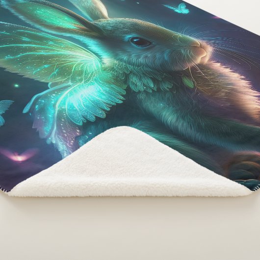 Alien Bunny Sherpa Deken (3/4)