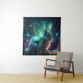 Alien Bunny Wandkleed (In situ)