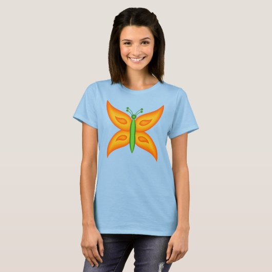 Alien Butterfly Basic T-shirt (Voorkant volledig)
