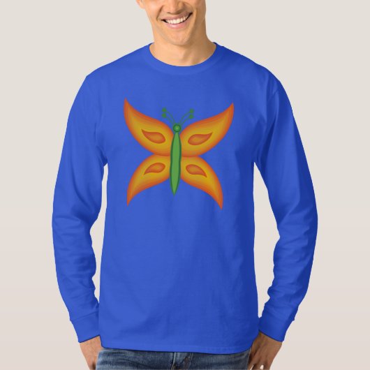Alien Butterfly Long Sleeve T-Shirt  (Devant)