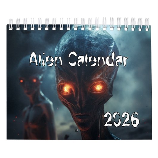 Alien Calendar 2025 UFO Kalender (Hoes)