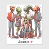 Alien Campout: Cosmic Adventure komt eraan Sticker (Vel)
