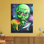 Alien Canvas Afdruk (Insitu (Woonkamer))