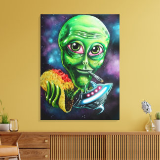 Alien Canvas Afdruk