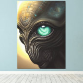 Alien Canvas afdrukken (Insitu (Houten vloer))