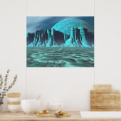 Alien Canyonlands Poster (Keuken)
