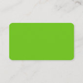 Alien Carte de visite arrondi vert (Dos)