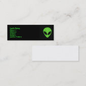 Alien, cartes de profil (Devant / Derrière)