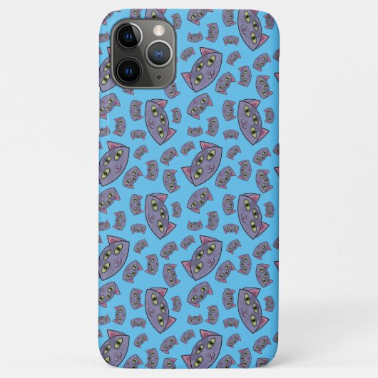 Alien Cat Pattern Case-Mate iPhone Case (Achterkant)