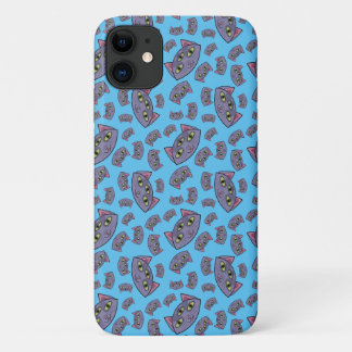 Alien Cat Pattern iPhone 11 Hoesje