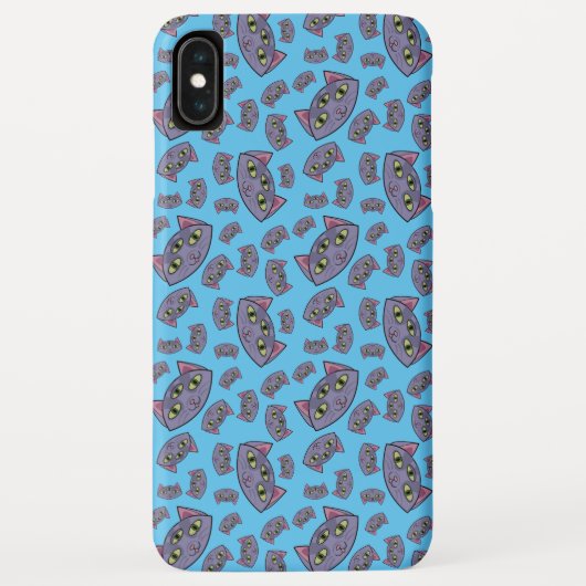 Alien Cat Pattern Case-Mate iPhone Case (Achterkant)