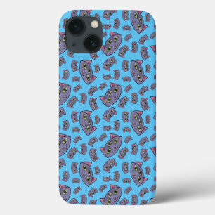 Alien Cat Pattern iPhone 13 Hoesje