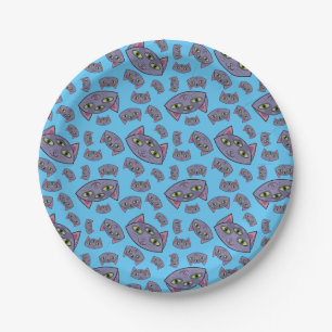 Alien Cat Pattern Papieren Bordje
