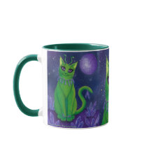 Alien Cat Space Cats Galaxy Astral Art Mok