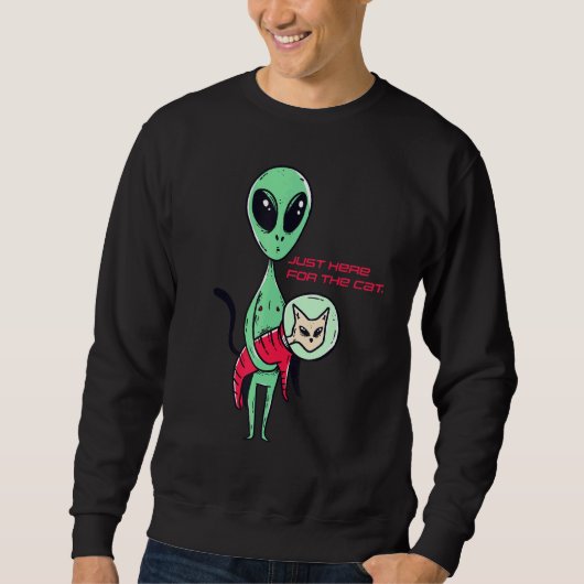 Alien Cat Trui (Voorkant)