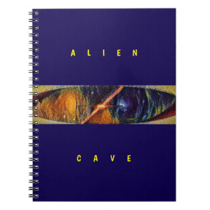 Alien Cave - Paars Notitieboek