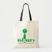 Alien Christelijke canvas tas van kleding (Voorkant)