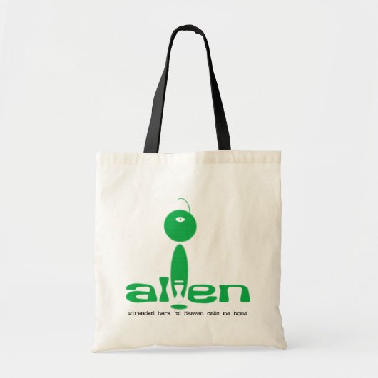 Alien Christelijke canvas tas van kleding (Voorkant)