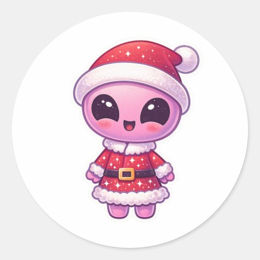 Alien Christmas Sticker 2 (Devant)