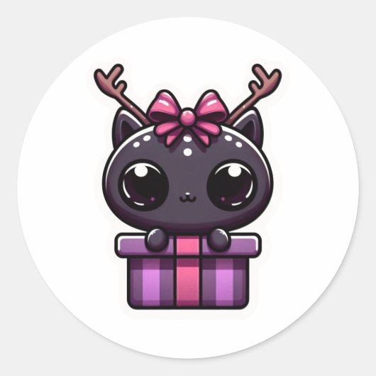 Alien Christmas Sticker 3 (Devant)