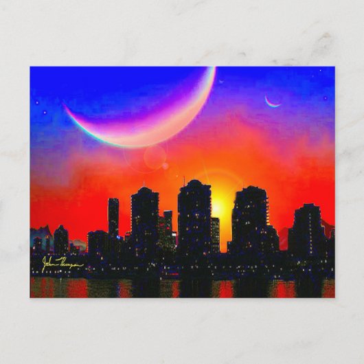 Alien City Post Card Briefkaart (Voorkant)