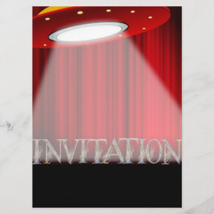 Alien conceptuel UFO Invitation de la partie surpr