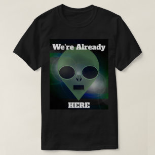 "Alien Contact" Reeds Hier door J.H. Thornton T-shirt