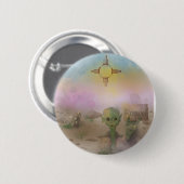 Alien Crash ruimteschip Roswell New Mexico Ronde Button 5,7 Cm (Voorkant /achterkant)