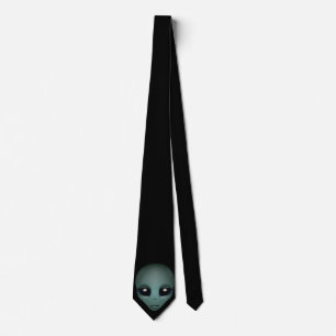 Alien Cravates Cadeaux Gris Alien cravate Alien Ar
