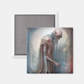 Alien Creature Science Fotion Magneet (Voorkant / Achterkant)