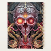 Alien Creature Surreal Horror Art Planner (Achterkant)