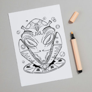 Alien : Créatures de ce monde Colorier Poster