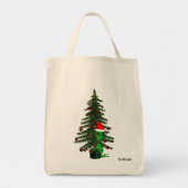 Alien Creatures Santa Canvas tas (Voorkant)
