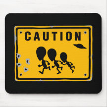 Alien Crossing Sign
