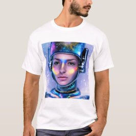 Alien Cyborg Space Woman T-shirt
