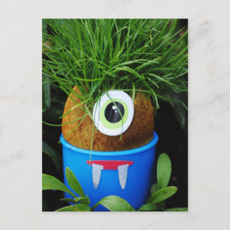Alien Dans Ma Carte Postale Jardin