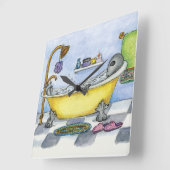 Alien dans mon horloge murale de baignoire (Angle)