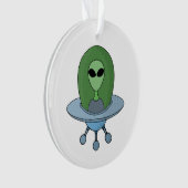 Alien dans son petit vaisseau spatial (devant)