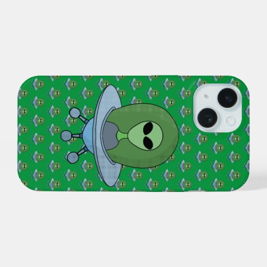 Alien dans son petit vaisseau spatial (Verso Horizontal)