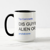 Alien de Gery Baboona ou tasse de Sutin (Gauche)