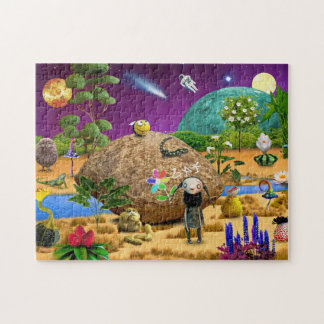 Alien de l'espace puzzle planète enfants garçons c