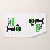 Alien de paix (Serviette à main)