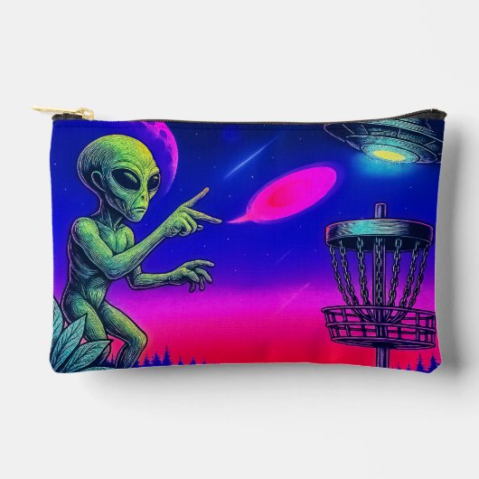 Alien Disc Golf Ritssluitingstas Etui (Voorkant)