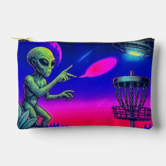 Alien Disc Golf Zippered Bag Etui