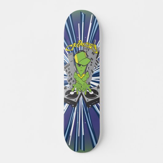 Alien DJ-skateboard Skateboard (Voorkant)