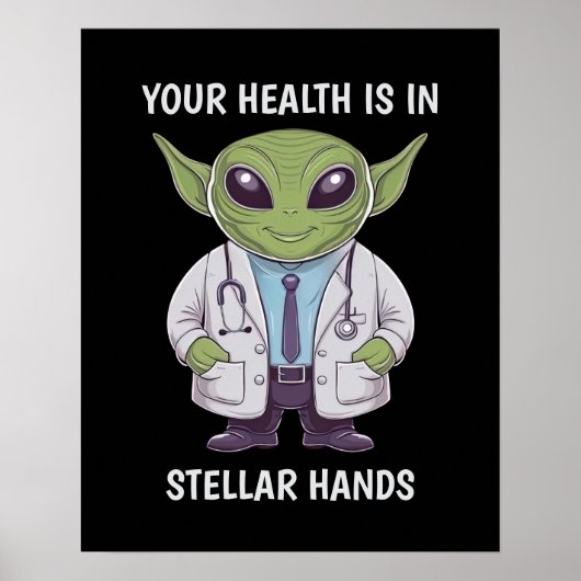 Alien Doctor Poster (Voorkant)